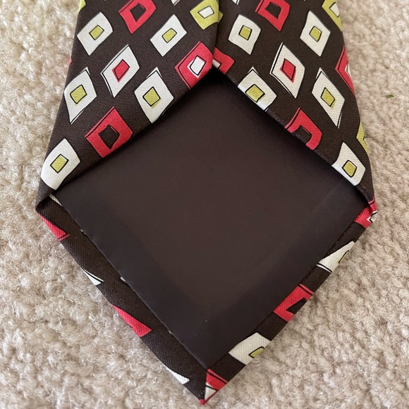 NWOT Vera Bradley for Baekgaard 100% Silk Men’s Tie. - Picture 9 of 10